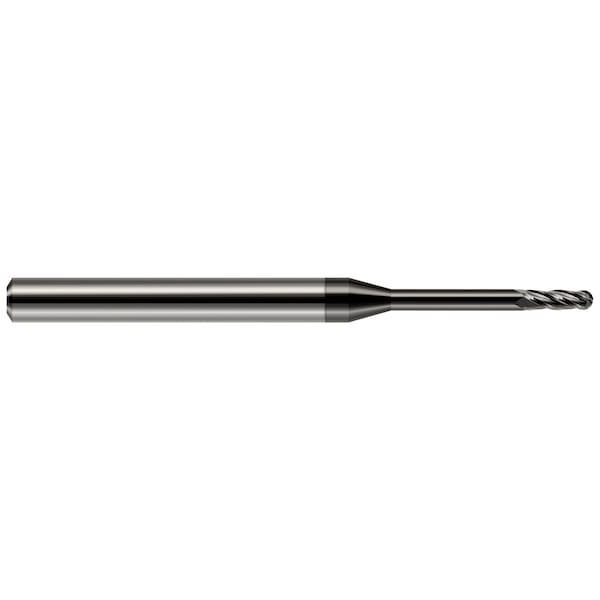 Miniature End Mill - 4 Flute - Ball